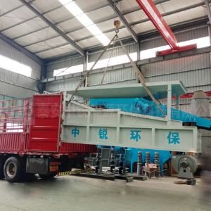 給廣東客戶(hù)發(fā)貨振動(dòng)式砂石分離機(jī)